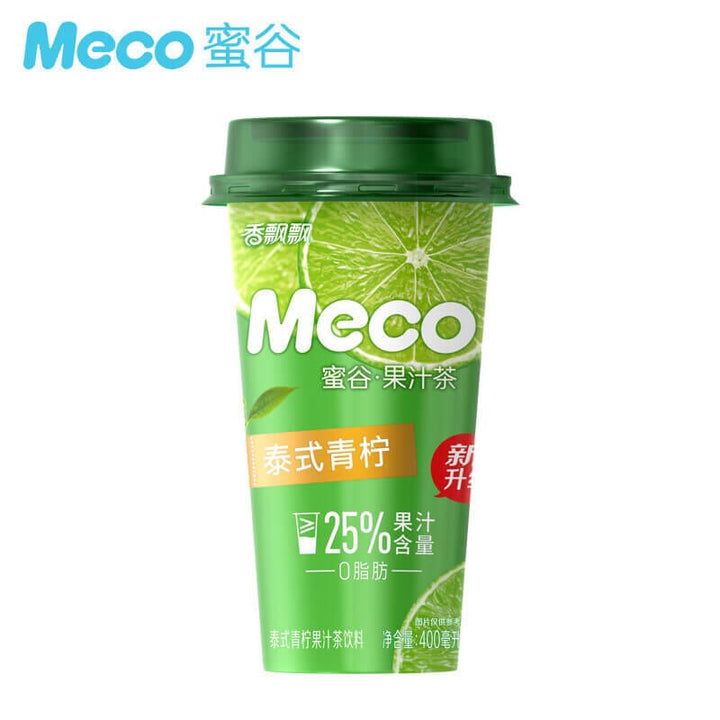蜜谷 果汁茶 泰式青柠 400毫升 /Fruchtsaft Teegetränk Thailändische‑ Limette‑ Geschmack 400ml MECO
