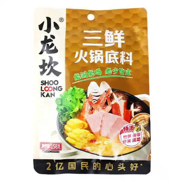 小龙坎 三鲜火锅底料 158克 /Hot Pot Würze Drei Köstlichkeiten 158g SHOOLOONGKAN