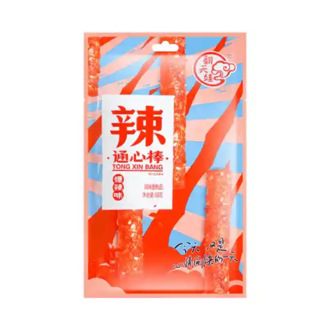 翻天娃 元气棒辣条 爆辣味 68克 /LATIAO Gluten Streifen feurig scharf 68g FTW