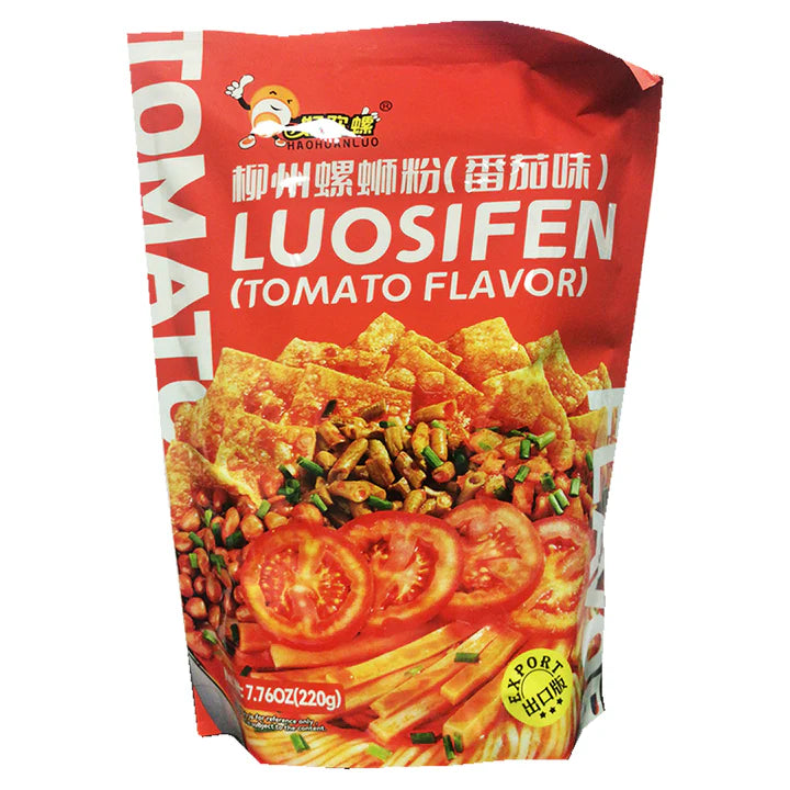好欢螺 柳州螺蛳粉 番茄味 220克 /Reisnudeln mit Schneckensuppe Tomaten Geschmack 220g HAOHUANLUO