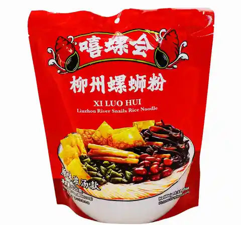 嘻螺会 原味浓汤 柳州螺蛳粉 320克 /Liuzhou Schneckennudeln mit original dicker Suppe 320g XILUOHUI