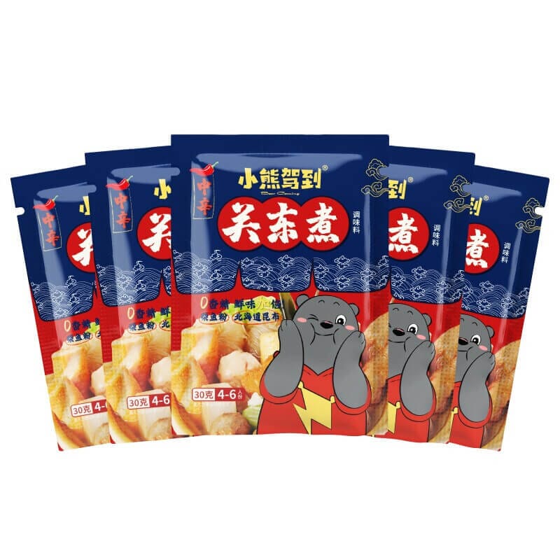 小熊驾到 关东煮调味料 中辣 30克 /BearComing Oden-Gewürz mittelscharf 30g BEARCOMING
