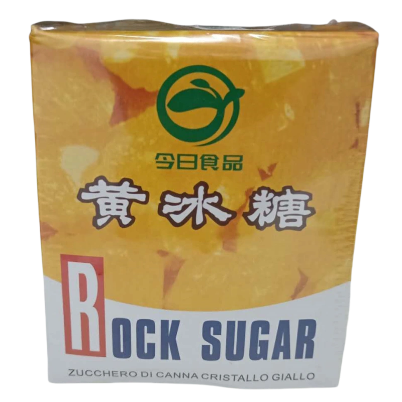 今日食品 黄冰糖 400克 / Brown Kristallzucker 400g