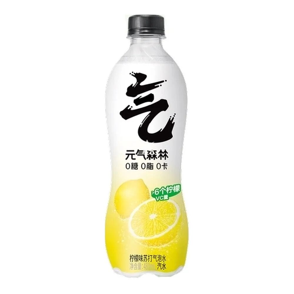 元气森林 柠檬味苏打气泡水 480毫升 /Genki Forest Sprudelwasser mit Zitronegeschmack 480ml
