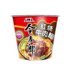 今麦郎 红烧牛肉面 碗面 104克/Instant Bowl Nudeln geschmortes Rindfleisch Geschmack 104g JML