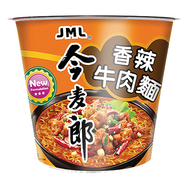 今麦郎 香辣牛肉面 方便面 碗面 104克/Instant Bowl Nudeln Rinderfleischgeschmack scharf 104g JML