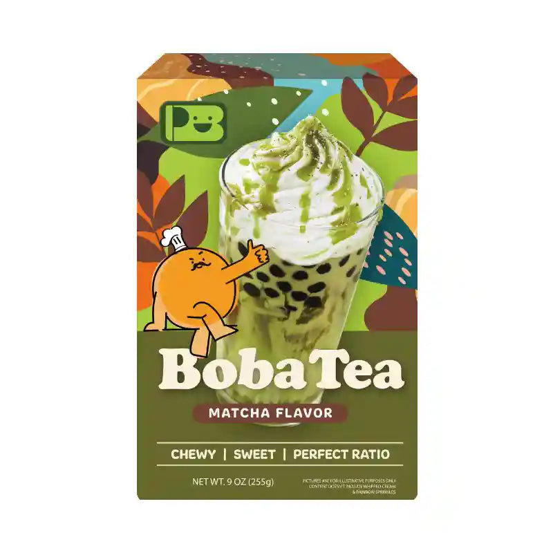 珍珠奶茶 抹茶味套装 三份装 255克 /Bubble Tea Kit 3 Portionen Matcha Geschmack 255g PlayB