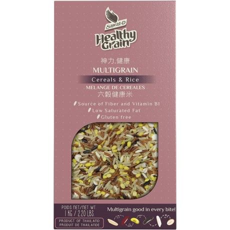 健康谷物 六榖健康米 1公斤 /Mehrkorn Cerealien &amp; Reis 1kg Healthy Grain SAWAT-D