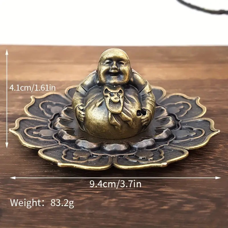 熏香支架 弥勒香炉 香座 / Maitreya Räucherstäbchenhalter Räucherstäbchen Sitz 1pc