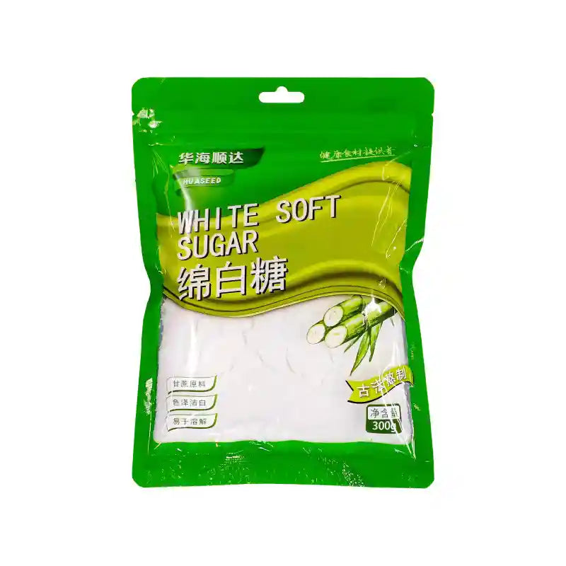 华海顺达 绵白糖 古法熬制 300克 /Weicher weißer Zucker 300g HUASEED
