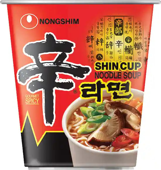 农心 辛拉面 杯面 原味方便面 68克 /Instantnudeln Big Bowl Shin 68g NONGSHIM