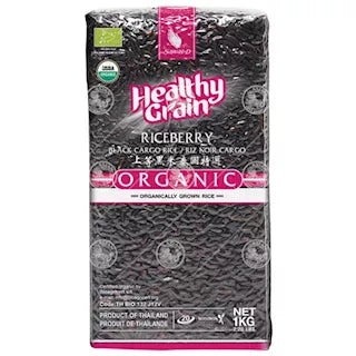 泰国特选 健康谷物 有机上等黑米 1公斤 /BIO Riceberry Reis Schwarzer Naturreis 1000g SAWAT-D
