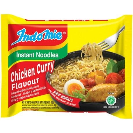 印尼 咖喱鸡肉味 捞面方便面 80克 / Instant Nudel Hähnchen Curry Geschmack 80g Indomie