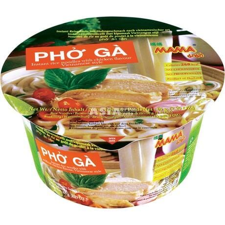 妈妈牌 碗装方便米粉 鸡肉味 65克 /Instant Reis Nudel Pho Ga Schüssel Oriental Style 65g MAMA