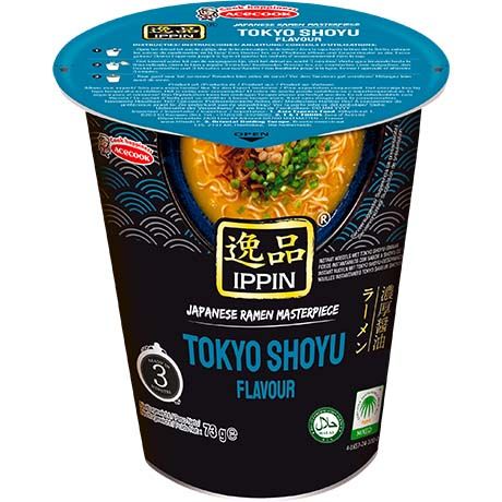 ACECOOK 逸品 东京酱油风味 杯装  73克 /Instantnudeln Tokyo Shoyu  Ippin Becher 73g ACECOOK