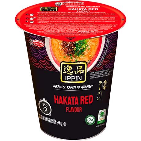 ACECOOK 逸品 博多辣味豚骨拉面 杯装  73克 /Instantnudeln Hakata Red  Ippin Becher 73g ACECOOK