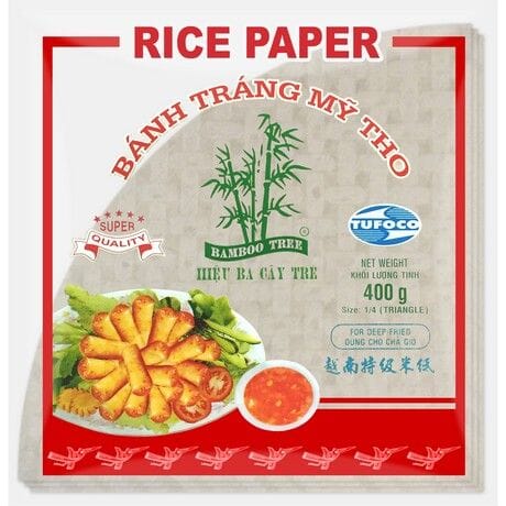 越南特级米纸 三角 油炸 400克 /Reispapier Dreieck Fritieren 400g TUFOCO BAMBOO TREE