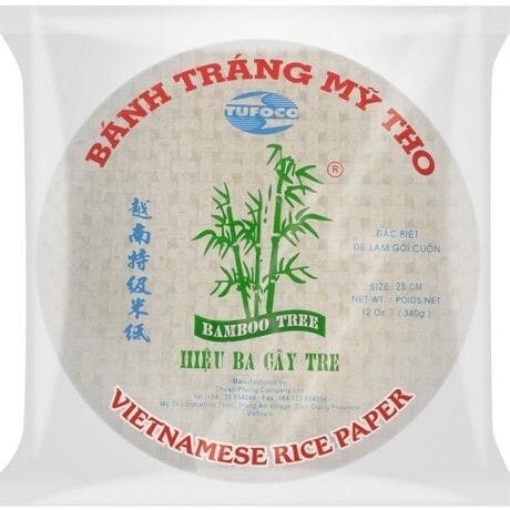 越南28cm特级米纸 圆 340克 /Reispapier für Frühlingsrolle R 28cm 340g TUFOCO BAMBOO TREE