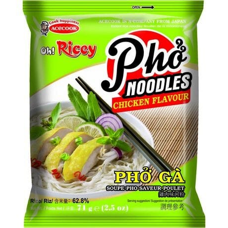 ACECOOK 鸡肉味河粉 71克 /Instantreisnudeln mit Hähnchengeschmack 71g ACECOOK