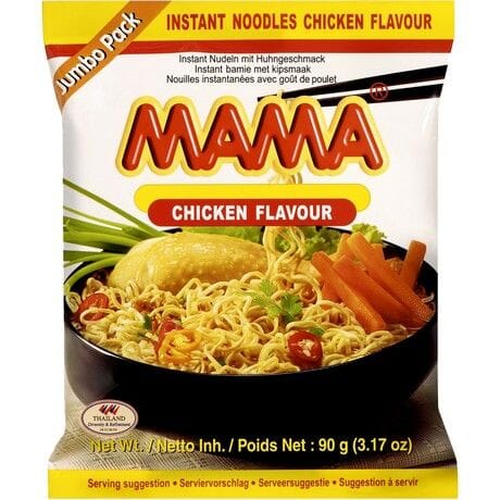 妈妈牌 东方风味方便面 鸡肉味 90克 /Instant Nudeln Hähnchengeschmack Oriental Style 90g MAMA