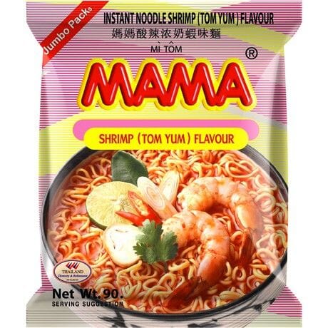 妈妈牌 东方风味方便面 鲜虾味 90克 /Instant Nudeln Garnelengeschmack Oriental Style 90g MAMA