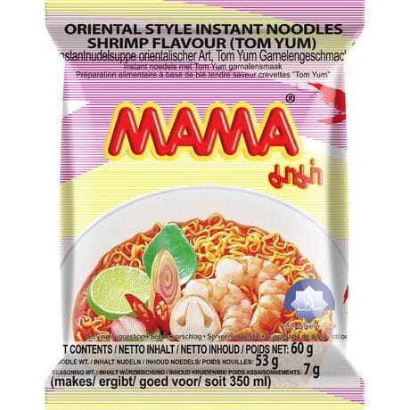 妈妈牌 东方风味方便面 鲜虾味 60克 /Instant Nudeln Garnelengeschmack Oriental Style 60g MAMA