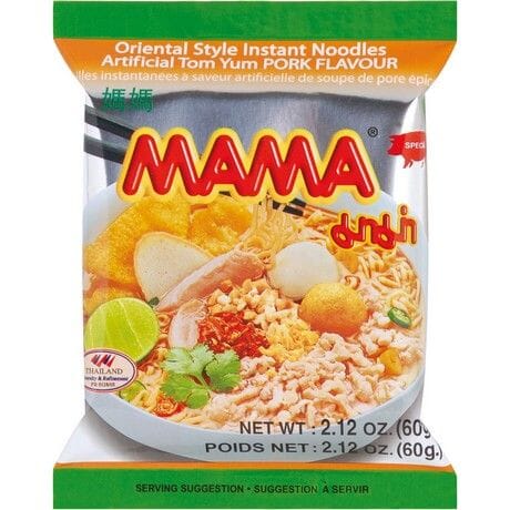 妈妈牌 东方风味方便面 冬阴功猪肉味 55克 /Instant Nudeln mit Tom Yum Schweinegeschmack Oriental Style 55g MAMA