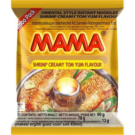 妈妈牌 东方风味方便面 奶油冬阴功虾味 90克 /Instantnudeln Garnelen Tom Yum Oriental Style 90g MAMA