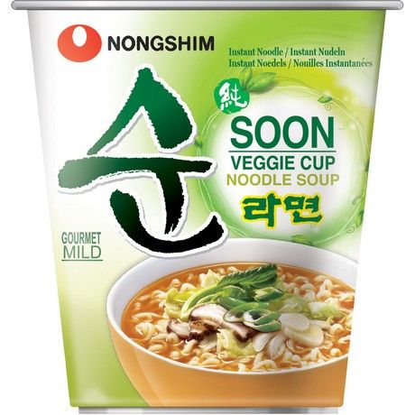 农心 杯面 蔬菜味拉面 方便面 67克/Instant Cup Nudel Suppe Soon Veggie 67g NONGSHIM