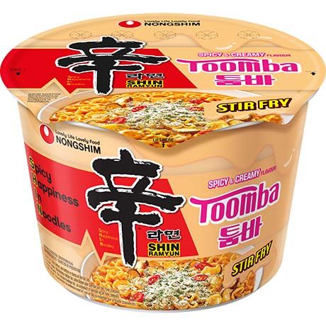 农心 辛拉面 奶油意大利面 辣火鸡面 桶装 113克 /Instantnudeln Shin Ramyun Toomba Schüssel 113g NONGSHIM