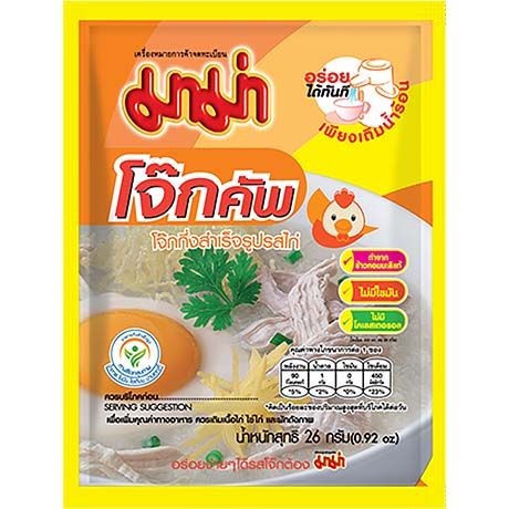 妈妈牌 鸡肉味 方便米粥 26克 /Instant Reisbrei Hühnchen Geschmack 26g MAMA