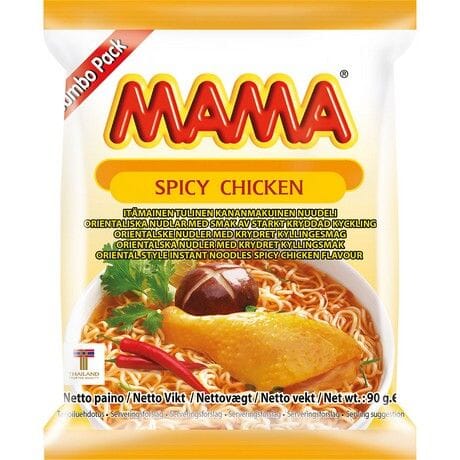 妈妈牌 东方风味方便面 香辣鸡肉味 90克 /Intant Nudeln scharf Hühnfleischgeschmack Oriental Style 90g MAMA