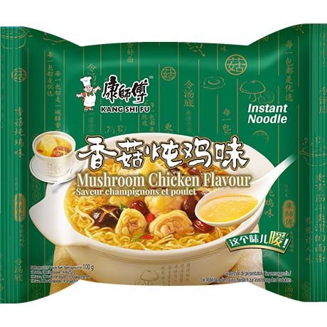 康师傅 香菇炖鸡面 100克 /Instant Nudelnsuppe Hühner Pilze Geschmack 101g MASTERKONG