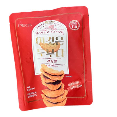 韩国 泡菜豆腐脆片 30克 /Tofu Chips Kimchi Geschmack 30g KR
