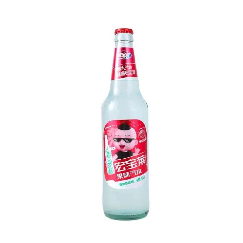 宏宝莱 荔枝味果汁老汽水 瓶装 520毫升 /Saft Soda Litchi Geschmack 520ml HBL