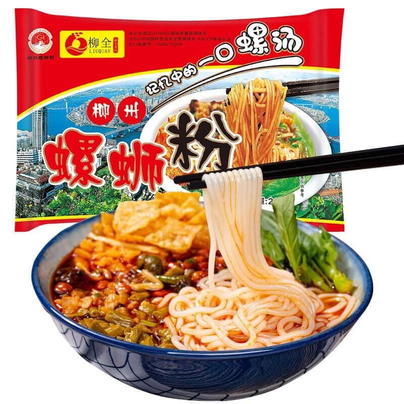 柳全 柳州特产螺蛳粉 加辣加臭 268克 /Reisnudeln mit Schneckensuppe klassischer Originalgeschmack 268g LIU QIAN