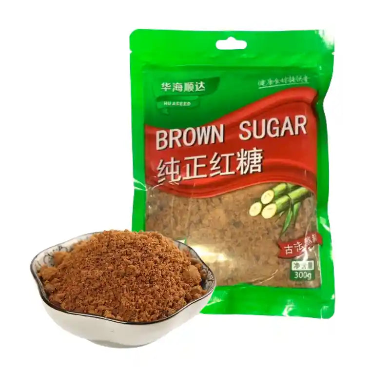 华海顺达  纯正红糖 300克 /Rohzucker 300g HUASEED