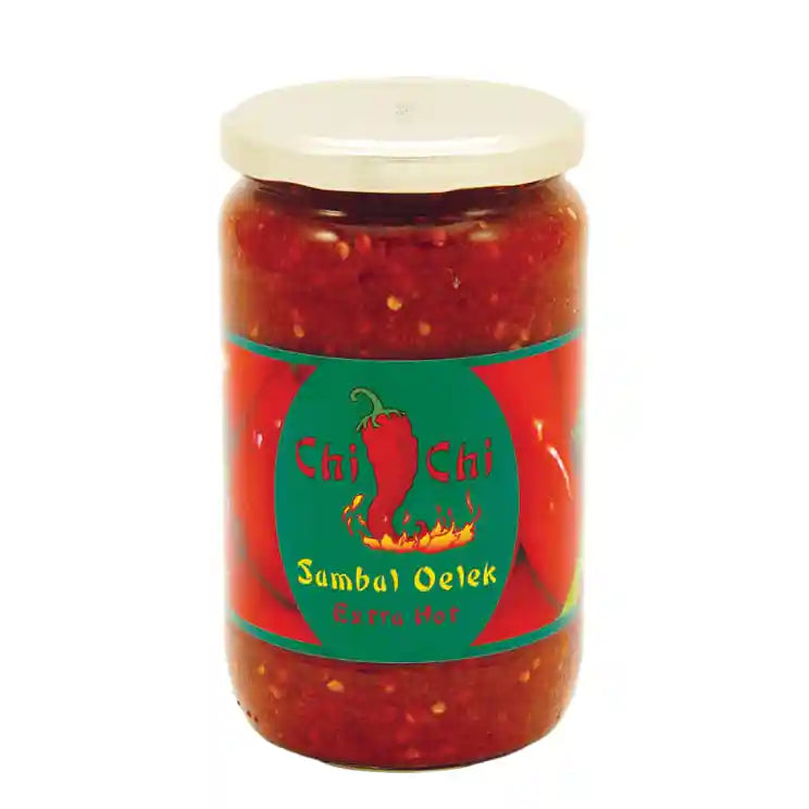 辣椒酱 特辣 375克 /Sambal Oelek sehr scharf 375g CHI CHI
