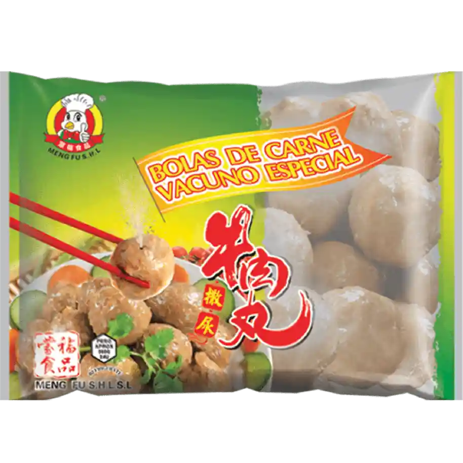 冰冻-Tiefgefroren! 蒙福 撒尿牛肉丸 360克/ Saftige Rindfleischbällchen 360g MENGFU