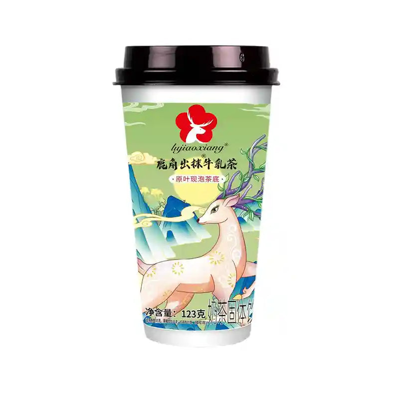 鹿角巷 鹿角出抹 抹茶珍珠奶茶 123克 /Tapioca Perlen Milch Tea Getränk Matcha Geschmack 123g LJG