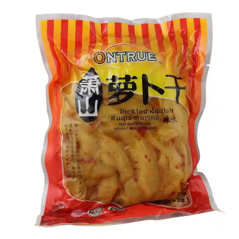 安厨 萧山萝卜干 辣味 400克 /Eingelegter Reittich scharf 400g ONTRUE