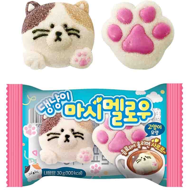 韩国 猫猫造型棉花糖 30克 /Katzen Marshmallow 30g NAMU
