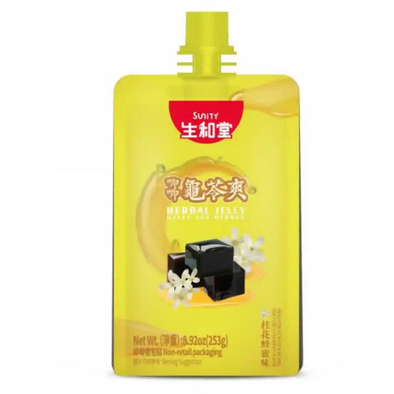 生和堂 可吸龟苓膏 蜂蜜桂花味 253克 /Kräutergelee mit Hönig und Osmanthus Geschmack 253g