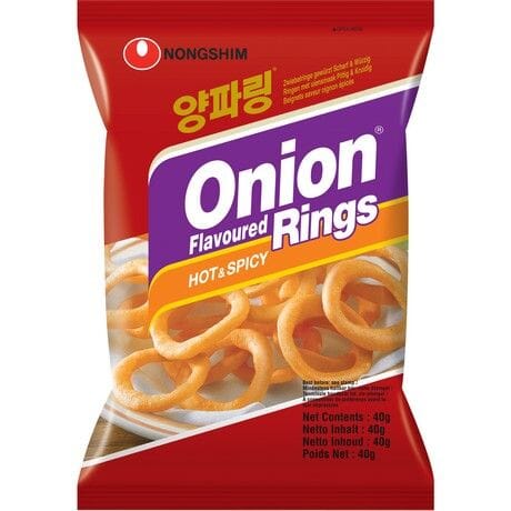 农心 韩国辣味洋葱圈 40克 /Scharfe Zwiebelringe 40g NONGSHIM