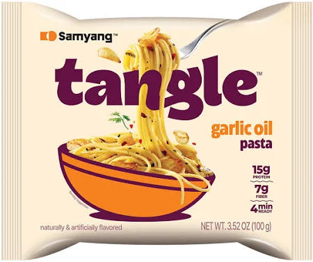 韩国三养方便面 蒜油意面 105克 /Tangle Nudeln Knoblauchöl Pasta 100g SAMYANG