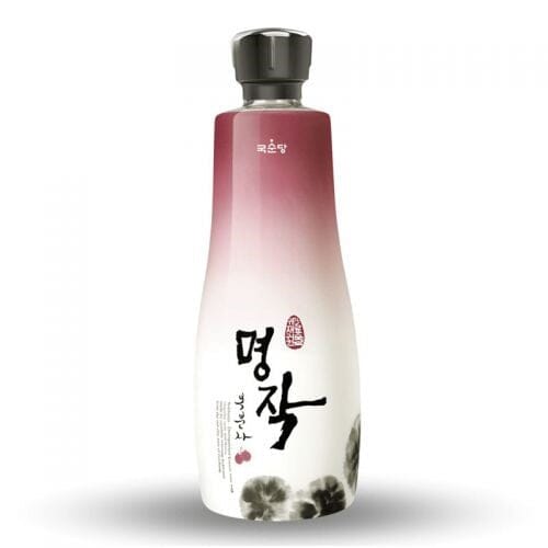 麴醇堂 韩国名作覆盆子酒 黑莓酒 375毫升 /Myungjak Bokbunja Wilde Himbeere Wein Alk.13% 375ml Kooksoondang