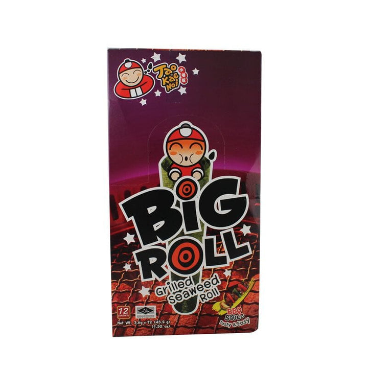 小老板 大紫菜卷 冬阴功味大卷9支/Knuspriger Große Rolle TomYumGoong Geschmack 27g TaoKaeNoi