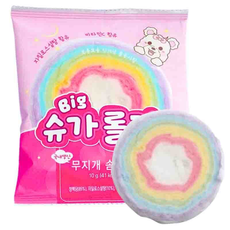 大糖卷棉花糖 12克 /Big Sugar Rolly Zuckerwatte 12g YESUNG F&amp;B