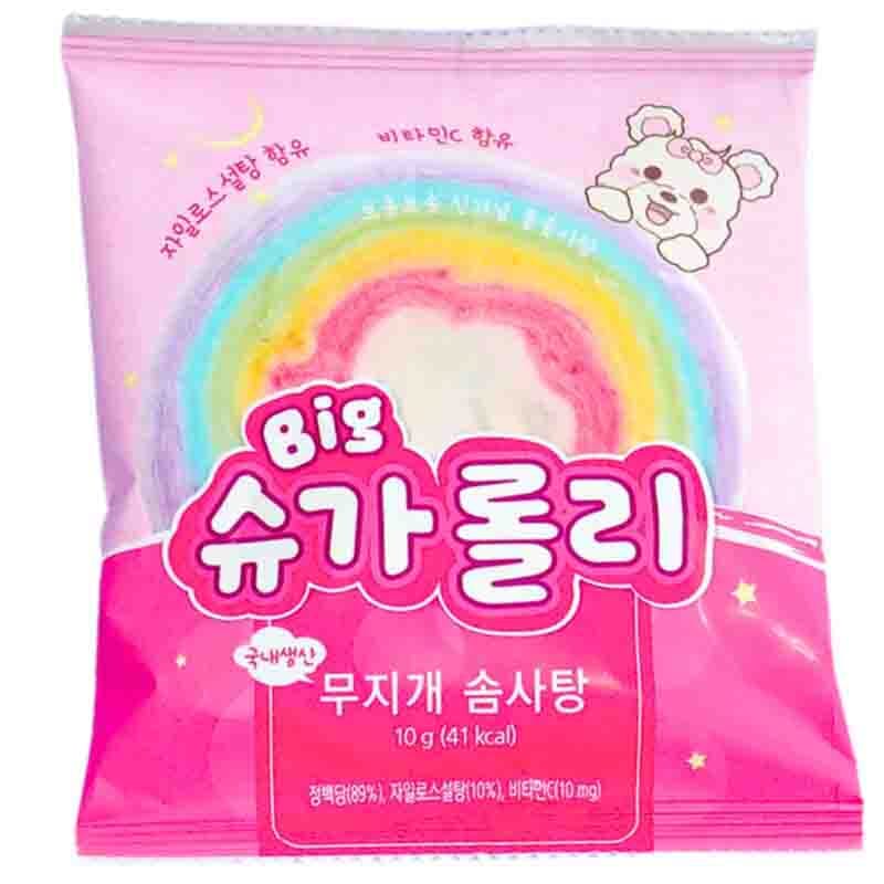 大糖卷棉花糖 12克 /Big Sugar Rolly Zuckerwatte 12g YESUNG F&amp;B