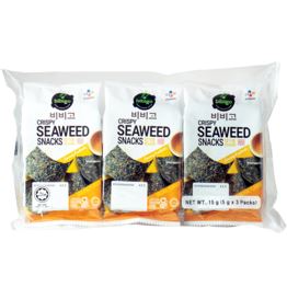 必品阁 韩国休闲烤海苔 15克 /Seetang Snack Original 15g BIBIGO